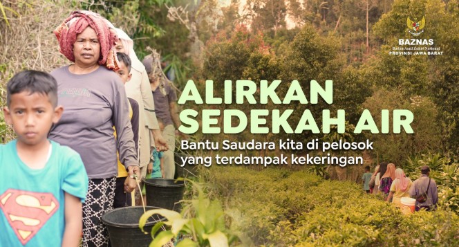 Sedekah Air Bersih ke Pelosok Jawa Barat