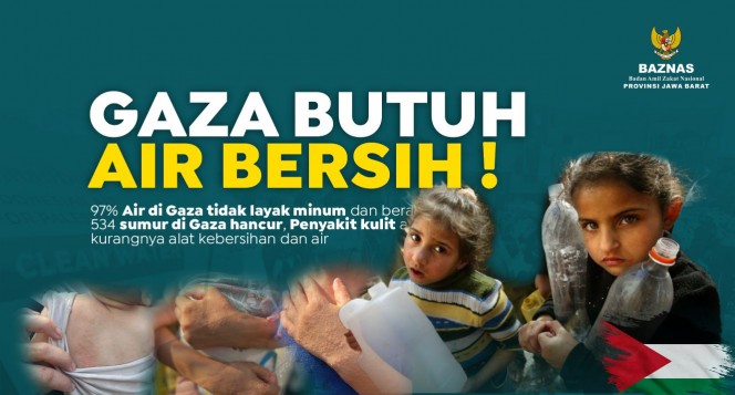 Air Bersih untuk Selamatkan Kehidupan di Palestina