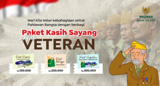 Mari Berbagi Paket Kasih  Sayang untuk Veteran