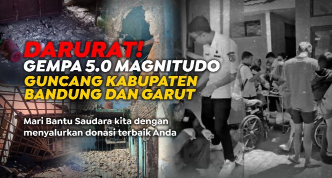 Bantu Korban Gempa Kab. Bandung dan Garut