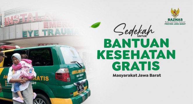 Sedekah Untuk Bantuan Kesehatan Gratis