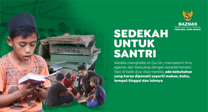 Gerakan Cinta Rasul: Sedekah untuk Santri
