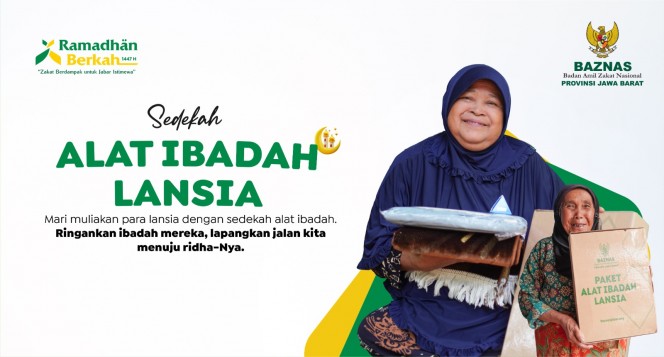 Sedekah Alat Ibadah Untuk Lansia