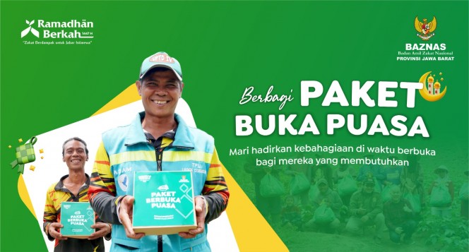 Lengkapi Ibadah Ramadhan, Berbagi Paket Buka Puasa