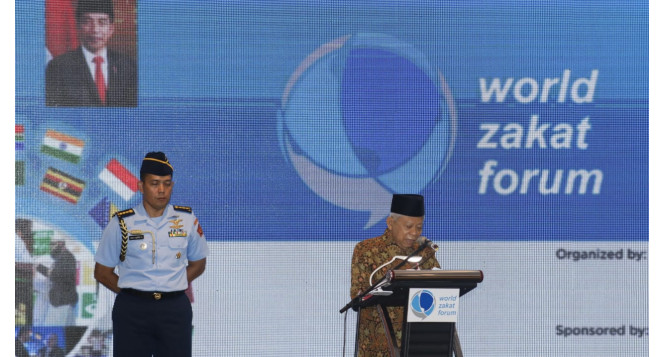 Wakil Presiden KH Ma’ruf Amin membuka Konferensi World Zakat Forum 2019