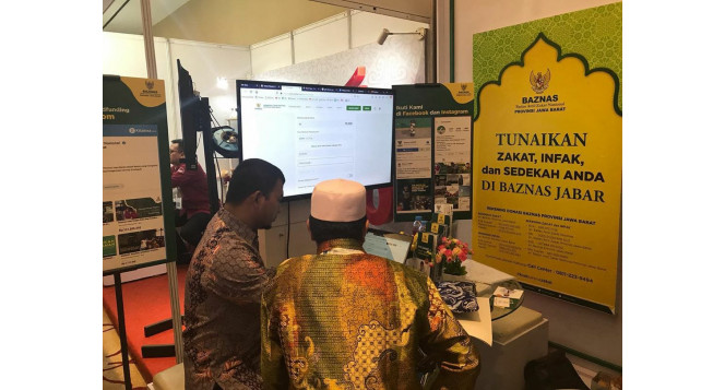 Pengenalan Website BAZNAS JABAR Pada Acara World Zakat Forum 2019