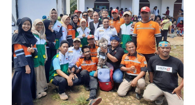 BAZNAS JABAR Memberikan Dukungan Psikososial Untuk Korban Bencana Longsor Bogor