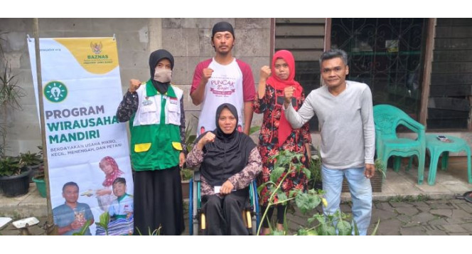 BAZNAS Jabar Berdayakan Disabilitas Kota Sukabumi