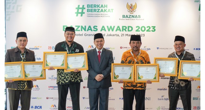 BAZNAS Provinsi Jawa Barat Borong 7 Penghargaan dalam Ajang BAZNAS AWARD 2023