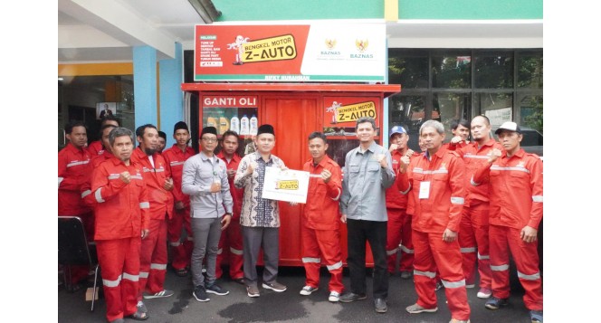 Mendukung Kemandirian Ekonomi, BAZNAS Rilis Program Z-Auto untuk UMKM Bengkel Motor di Bandung