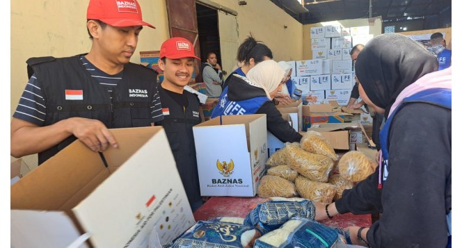 BAZNAS RI Salurkan 45.000 Paket Bantuan untuk Palestina