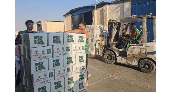 Cegah Kelaparan, BAZNAS Siapkan 55.000 Paket Bantuan Pangan bagi Warga Palestina